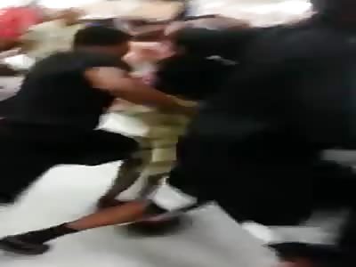 Black Thugs Skip School To Brawl Inside Walmart