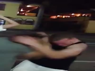 OMG OUCH! Guy gets Picked Up and Dropped on Pavement and gets Broken Elbow