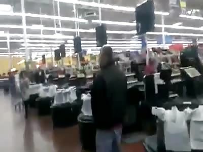 Feminist Confronts Man in Walmart for Masturbating in Walmart Womans Washroom