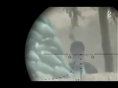 Amazing POV From Snipers Scope During a Headshot Take out