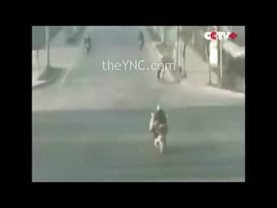 Truck vs. Scooter