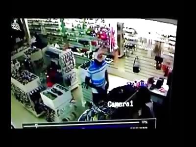 Thugs Gun Accidentally Goes Off and Kills Store Clerk...Now Hes'a  Murderer 