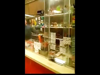Racist Liquor Store Owner Goes off on Instigating Black Guy