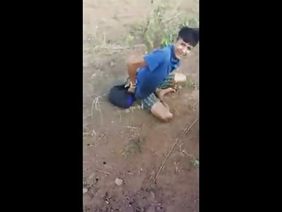Scared Crying Kid is Executed by Gun in Brazil