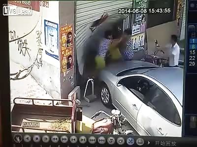 Thugs viciously attack store owner's family 