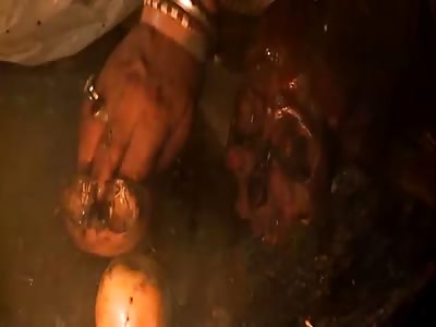 Horrifying dead body eaters. The Aghori Snadhus of India