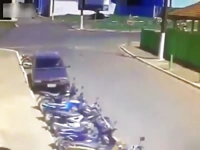 Car Hit By Double Bad Luck