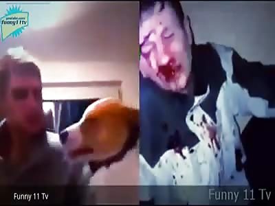 ANIMAL ABUSER GETS HOUSE BROKEN INTO AND GETS BEAT UP AT NIGHT AS REVENGE.