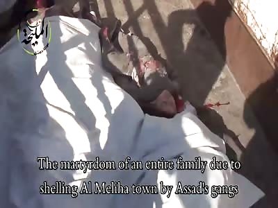 Syria, The Martyrdom of an Entire Family in Al Meliha Town in Damascus Suburbs