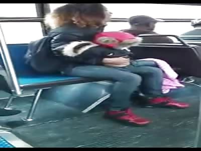 Woman Throws Her Baby During Bus Fight