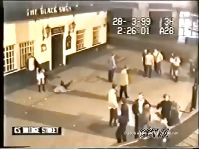 Gang Fight Outside London Bar