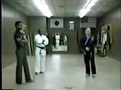 Black man is beaten to die by karate master