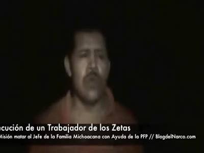 Execution of a Los Zetas member