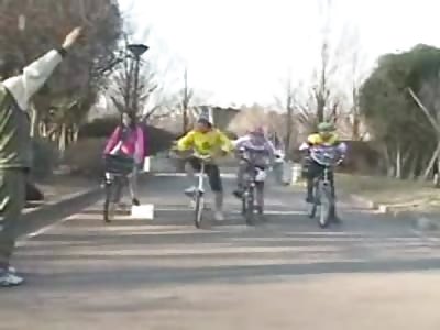 Those crazy Japanese - Bicycle ride