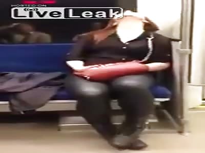  Drugged Up Subway Girl Attacks Man