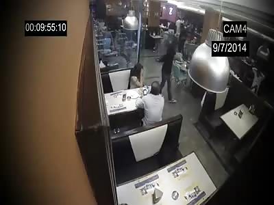 Armed robbery in Diner