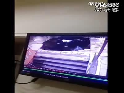 FLOOR COLLAPSES SWALLOWING SEVERAL PEOPLE