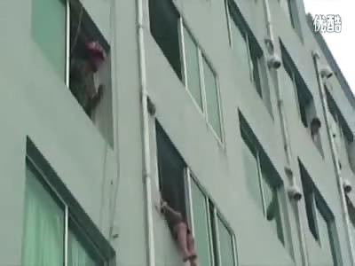 WOMAN SUICIDE ATTEMPT BARRED BY FIREMEN