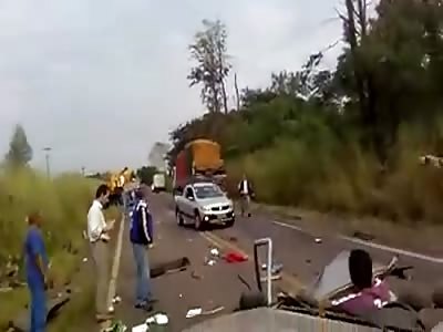 TOTALLY DESTROYED CAR IN ACCIDENT. 