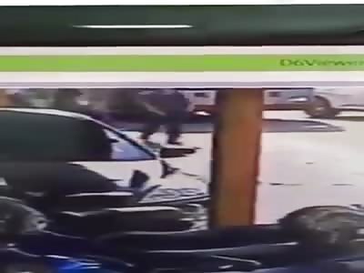 WOMAN RUN OVER BY BUS