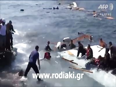 IMMIGRANTS SHIPWRECKED OFF THE COAST OF RODHES