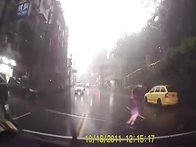STUDENT IS HIT BY A CAR