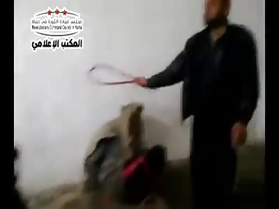 GIRL BEING TORTURED BY SYRIAN ARMY.
