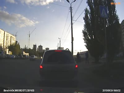 Hit and Run Driver takes down pedestrian  
