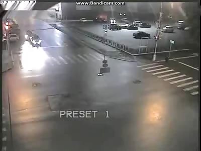 Double collision at the intersection