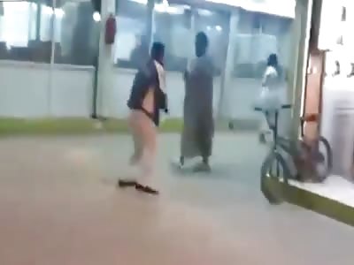 Shop Robbery and hooliganism in Saudi Arabia 