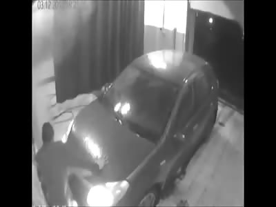 Woman Driver Confuses Gas with Brake