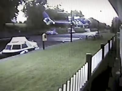  The moment a helicopter crashed into a pub 