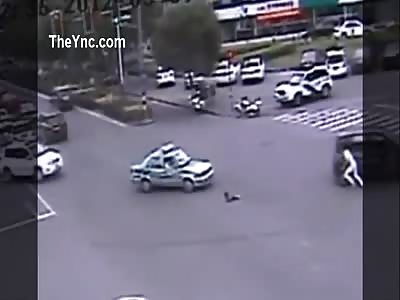  Child falls from moving Car.