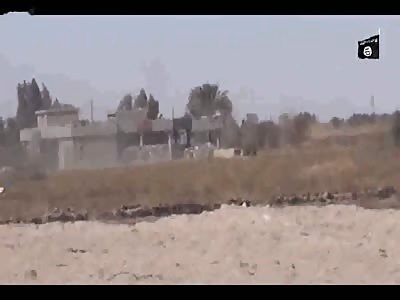 ISIS Suicide bomb filmed from 3 different Angles 