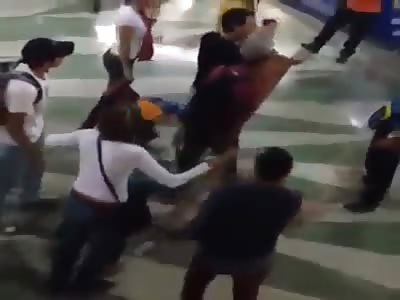 knockout for mistreating a woman, in venezuela
