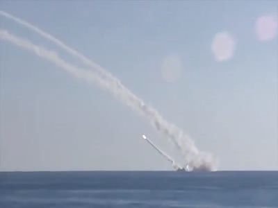 Russian Submarine Fires Cruise Missiles Into Syria