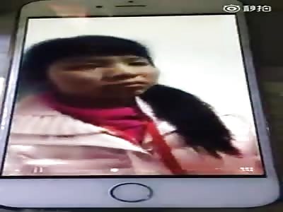 Chinese girl is beaten in school Part 2