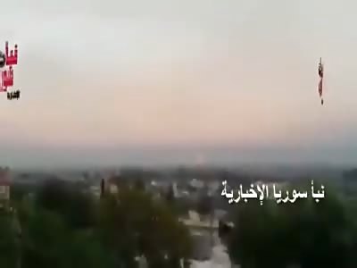 Russian- rockets launchers is raining down on terrorists Jaysh Al Fateh in --Hama-