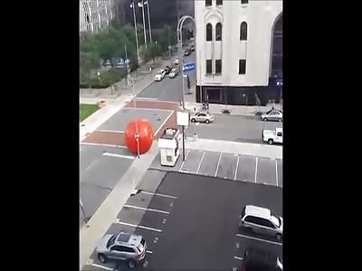 Toledo attacked by Giant Beach Ball