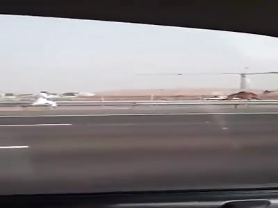 Arab rapist chases victim down the highway
