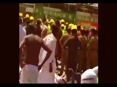 Sad video shows slightly damaged rubbish can at Mecca stampede