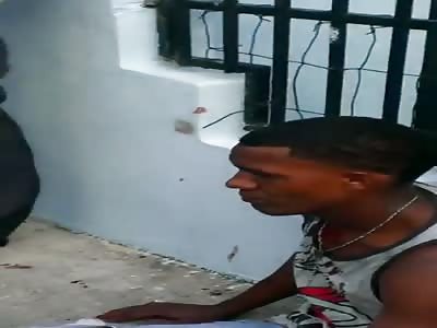 Young Obama beaten in his African home village