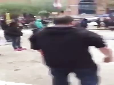 Black rioters attack Whites today in Baltimore