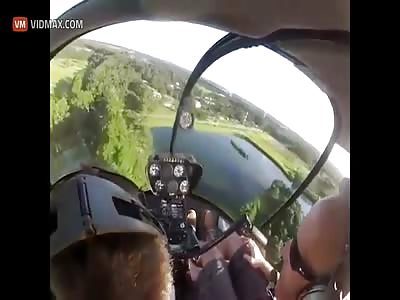 Helicopter pilot saves kid's RC airplane