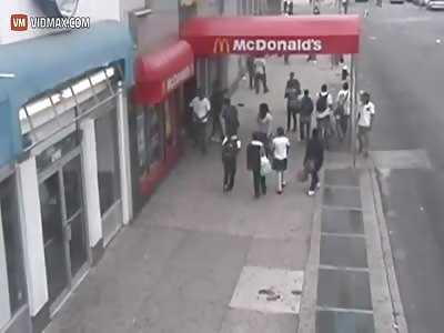 18yr Old shot several times outside of a Brooklyn,NY McDonalds.