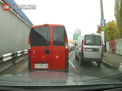 Russian Road rage doesn't end well for the guy who started it.