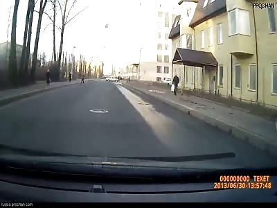 Driving carefully in Russia
